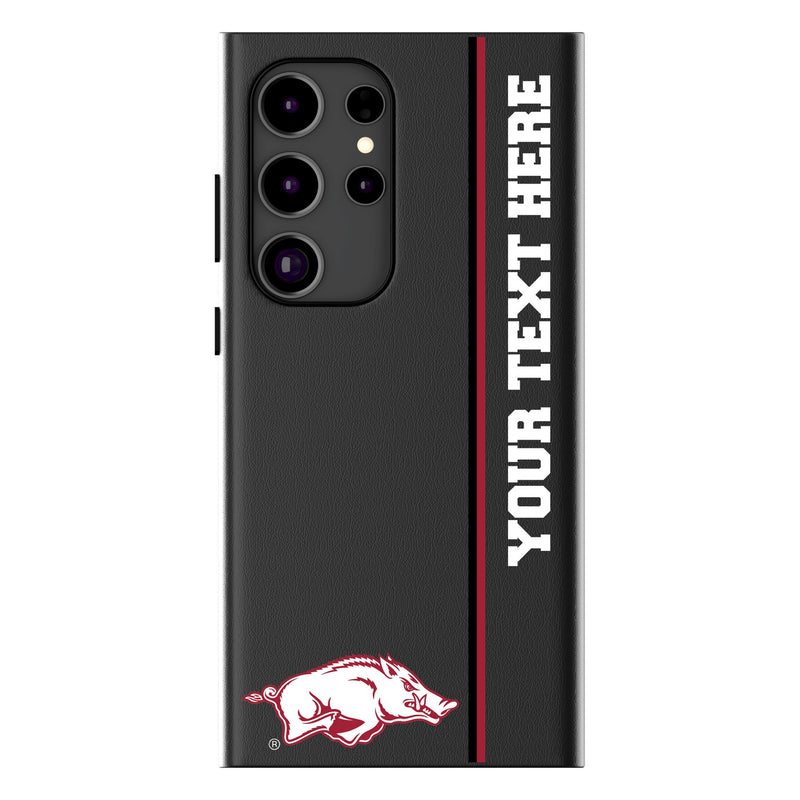 University of Arkansas Fayetteville Razorbacks Personalized Sidebard Galaxy MagSafe Compatible Phone Case for Samsung Galaxy