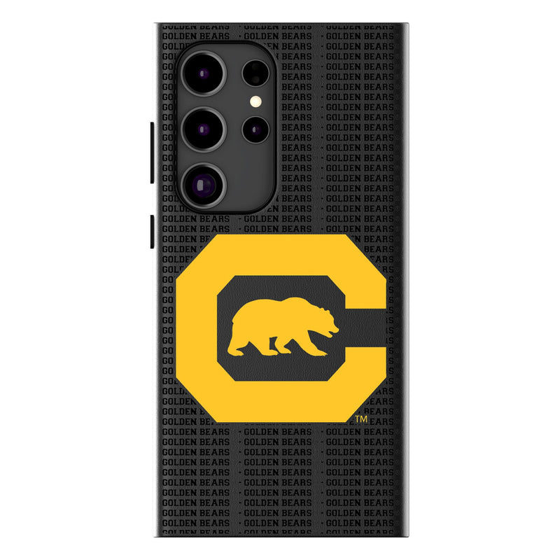 University of California Berkeley Golden Bears Text Backdrop Galaxy MagSafe Compatible Phone Case