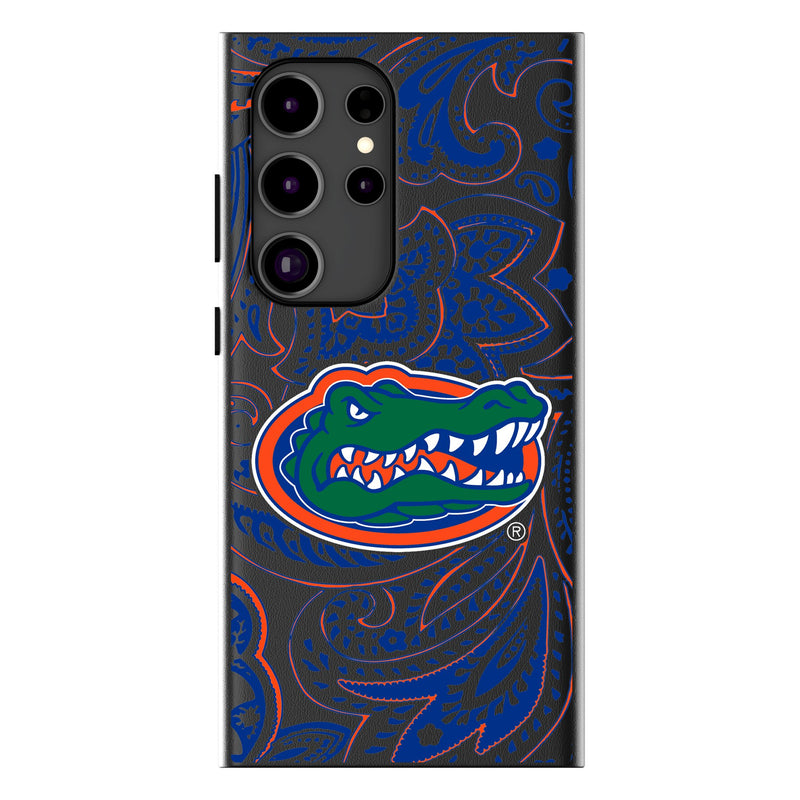 University of Florida Gators Paisley Galaxy MagSafe Compatible Phone Case