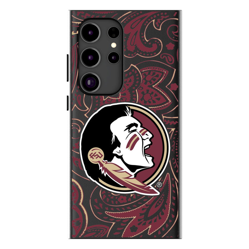 Florida State University Seminoles Paisley Galaxy MagSafe Compatible Phone Case