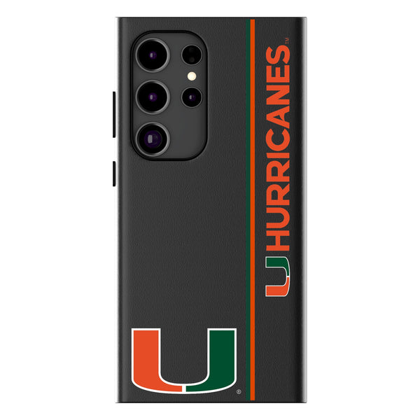 University of Miami Hurricanes Sidebar Galaxy MagSafe Compatible Phone Case