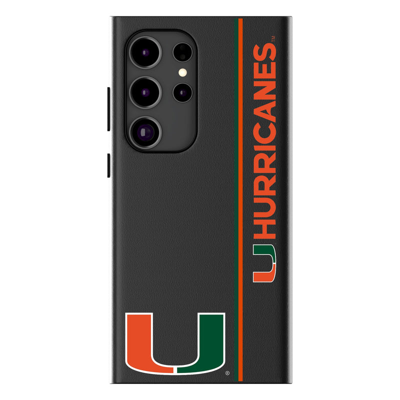 University of Miami Hurricanes Sidebar Galaxy MagSafe Compatible Phone Case