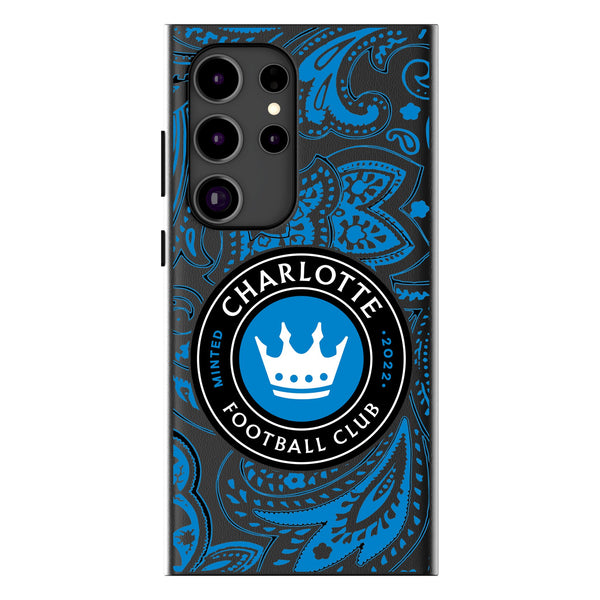 Charlotte FC  Paisley Galaxy MagSafe Compatible Phone Case