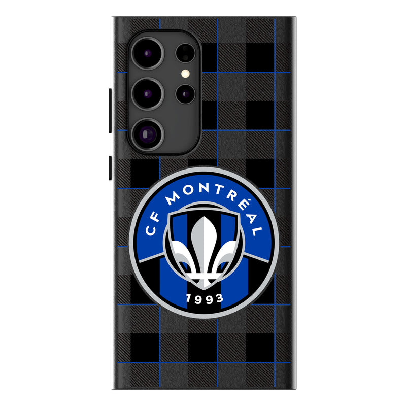 CF Montreal  Plaid Galaxy MagSafe Compatible Phone Case