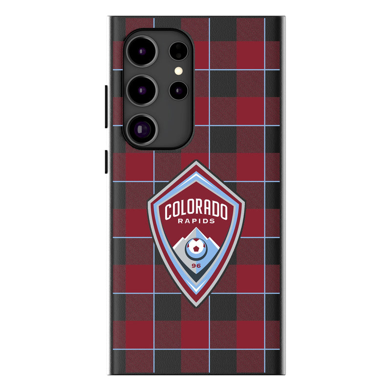 Colorado Rapids  Plaid Galaxy MagSafe Compatible Phone Case