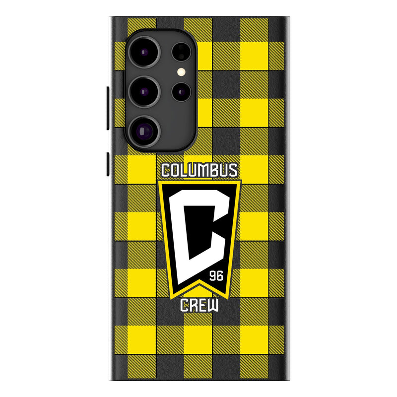 Columbus Crew  Plaid Galaxy MagSafe Compatible Phone Case