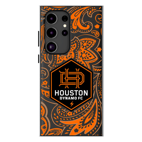 Houston Dynamo  Paisley Galaxy MagSafe Compatible Phone Case