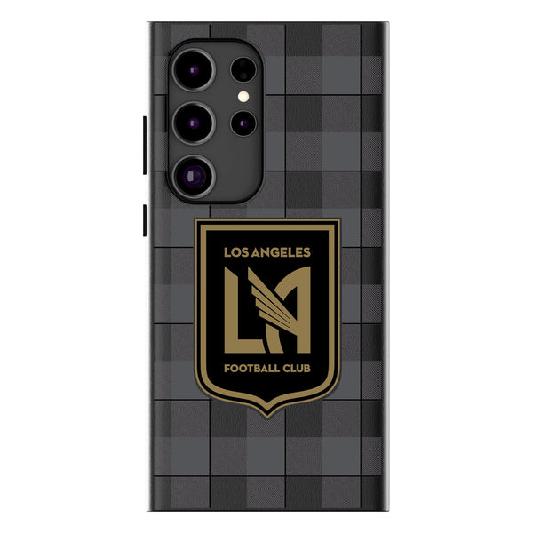 Los Angeles Football Club   Plaid Galaxy MagSafe Compatible Phone Case