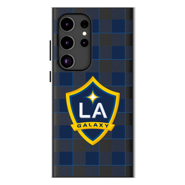 LA Galaxy  Plaid Galaxy MagSafe Compatible Phone Case