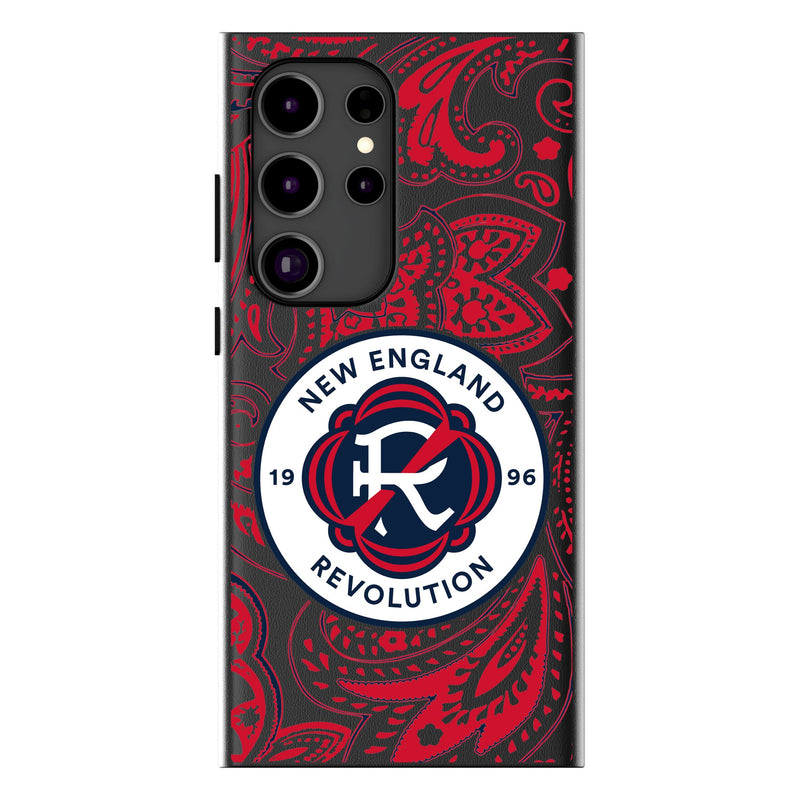 New England Revolution  Paisley Galaxy MagSafe Compatible Phone Case