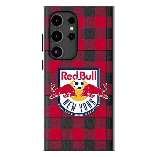 New York Red Bulls  Plaid Galaxy MagSafe Compatible Phone Case