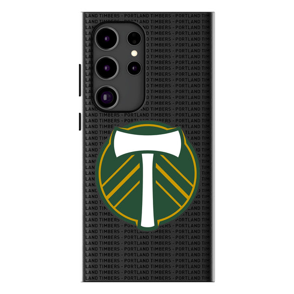 Portland Timbers   Text Backdrop Galaxy MagSafe Compatible Phone Case