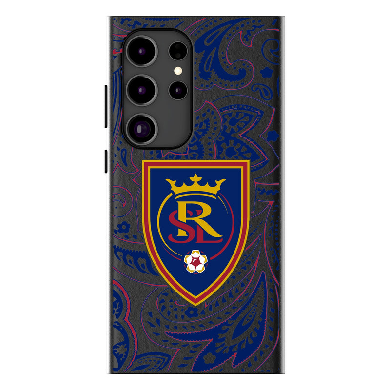 Real Salt Lake   Paisley Galaxy MagSafe Compatible Phone Case