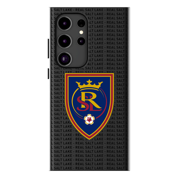 Real Salt Lake   Text Backdrop Galaxy MagSafe Compatible Phone Case