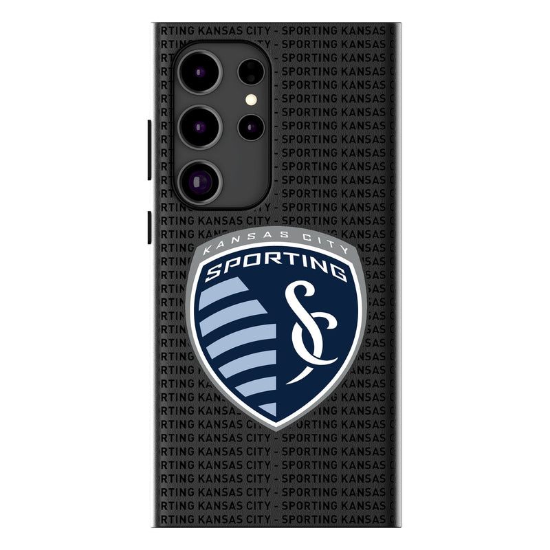 Sporting Kansas City   Text Backdrop Galaxy MagSafe Compatible Phone Case