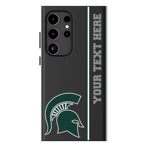 Michigan State University Spartans Personalized Sidebard Galaxy MagSafe Compatible Phone Case for Samsung Galaxy