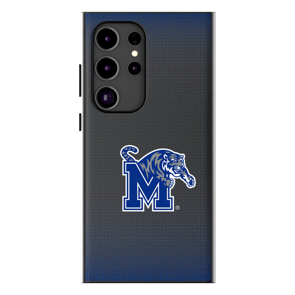 University of Memphis Tigers Linen Galaxy MagSafe Compatible Phone Case