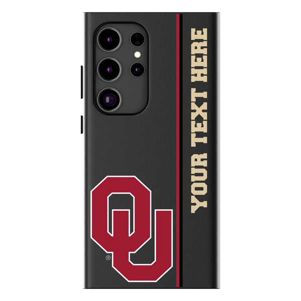 University of Oklahoma Sooners Personalized Sidebard Galaxy MagSafe Compatible Phone Case for Samsung Galaxy