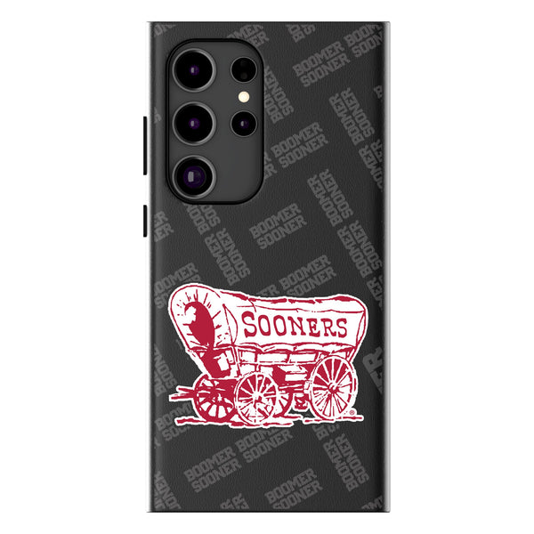 University of Oklahoma Sooners Quadtile Galaxy MagSafe Compatible Phone Case for Samsung Galaxy