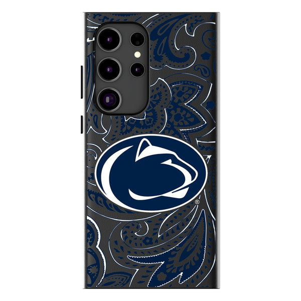 Pennsylvania State University Nittany Lions Paisley Galaxy MagSafe Compatible Phone Case