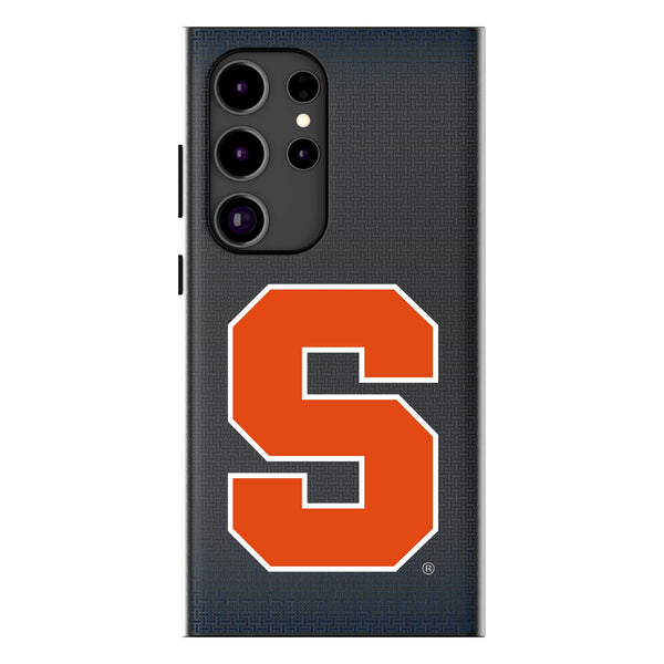 Syracuse University Orange Linen Galaxy MagSafe Compatible Phone Case