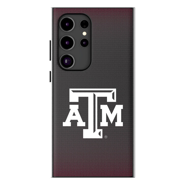 Texas A&M University Aggies Linen Galaxy MagSafe Compatible Phone Case