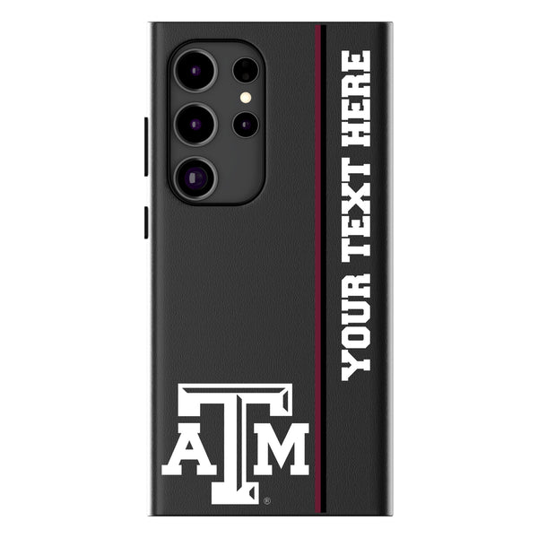 Texas A&M University Aggies Personalized Sidebard Galaxy MagSafe Compatible Phone Case for Samsung Galaxy