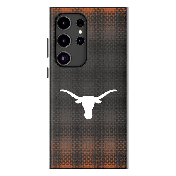 University of Texas Longhorns Linen Galaxy MagSafe Compatible Phone Case