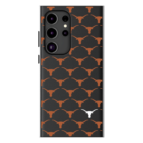 University of Texas Longhorns Fashion Pattern Galaxy MagSafe Compatible Phone Case for Samsung Galaxy