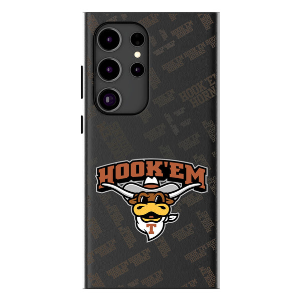 University of Texas Longhorns Quadtile Galaxy MagSafe Compatible Phone Case for Samsung Galaxy