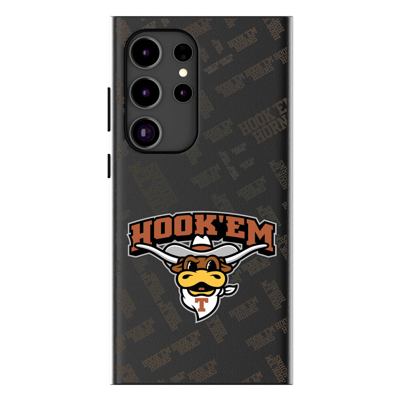University of Texas Longhorns Quadtile Galaxy MagSafe Compatible Phone Case for Samsung Galaxy