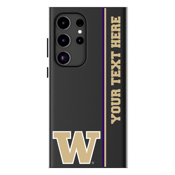 University of Washington Huskies Personalized Sidebard Galaxy MagSafe Compatible Phone Case for Samsung Galaxy