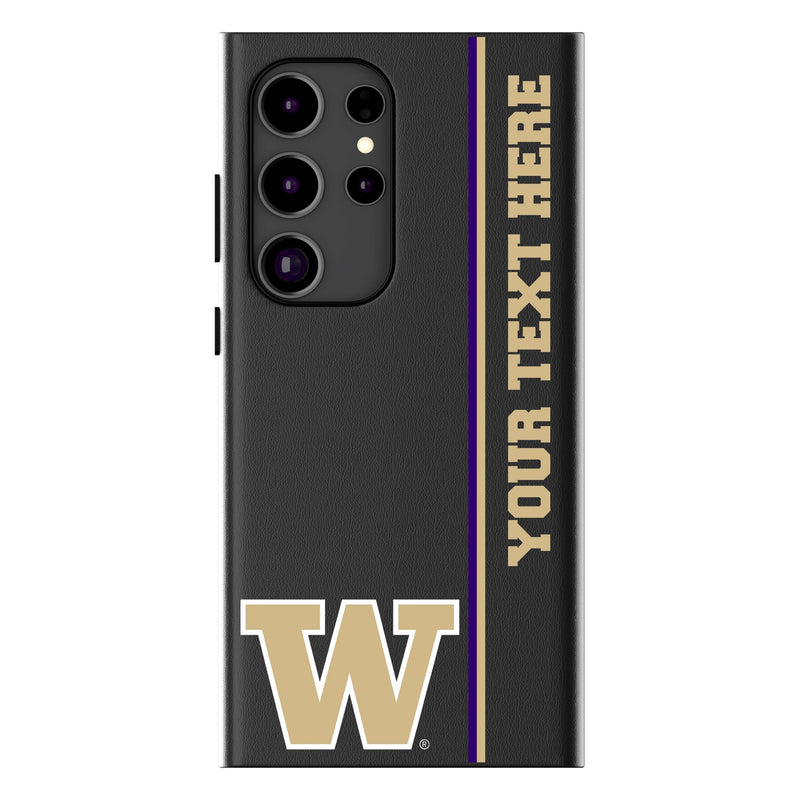 University of Washington Huskies Personalized Sidebard Galaxy MagSafe Compatible Phone Case for Samsung Galaxy