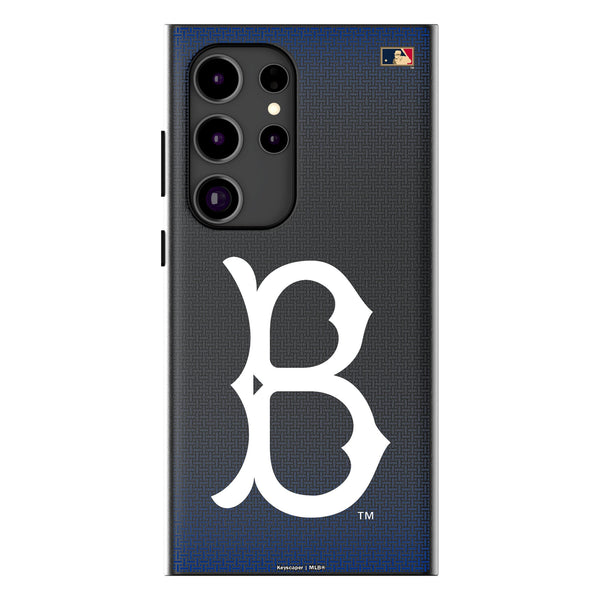 Brooklyn Dodgers 1949-1957 - Cooperstown Collection Linen Galaxy MagSafe Compatible Phone Case for Samsung Galaxy