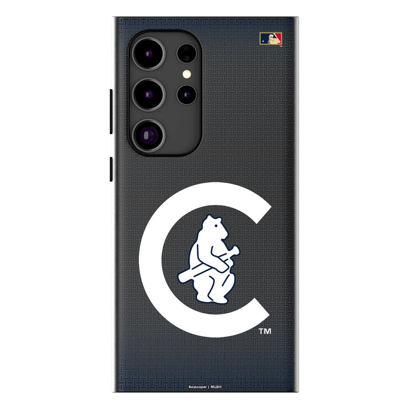 Chicago Cubs 1911-1912 - Cooperstown Collection Linen Galaxy MagSafe Compatible Phone Case