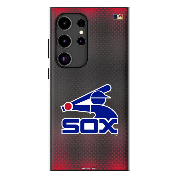 Chicago White Sox 1976-1981 - Cooperstown Collection Linen Galaxy MagSafe Compatible Phone Case