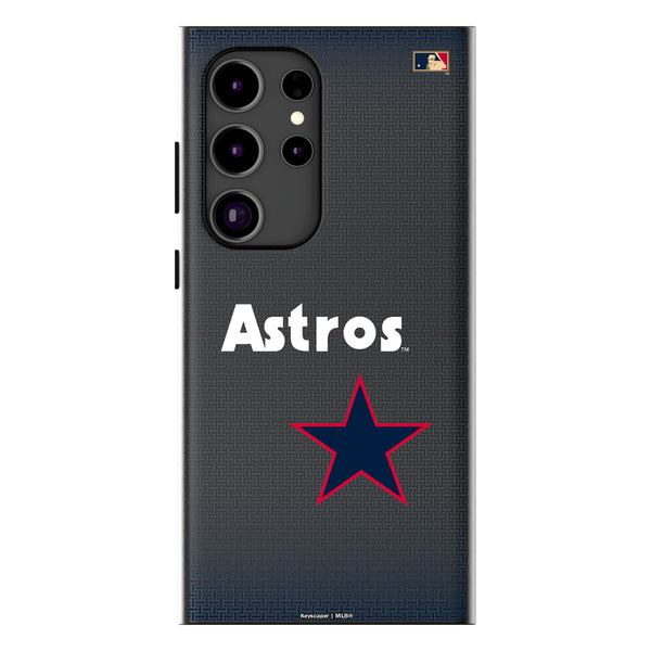 Houston Astros 1975-1981 - Cooperstown Collection Linen Galaxy MagSafe Compatible Phone Case