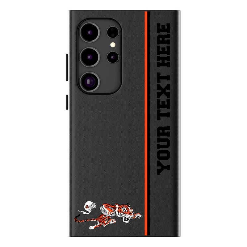 Cincinnati Bengals Historic Collection Personalized Sidebard Galaxy MagSafe Compatible Phone Case for Samsung Galaxy