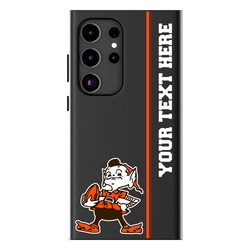 Cleveland Browns Historic Collection Personalized Sidebard Galaxy MagSafe Compatible Phone Case for Samsung Galaxy