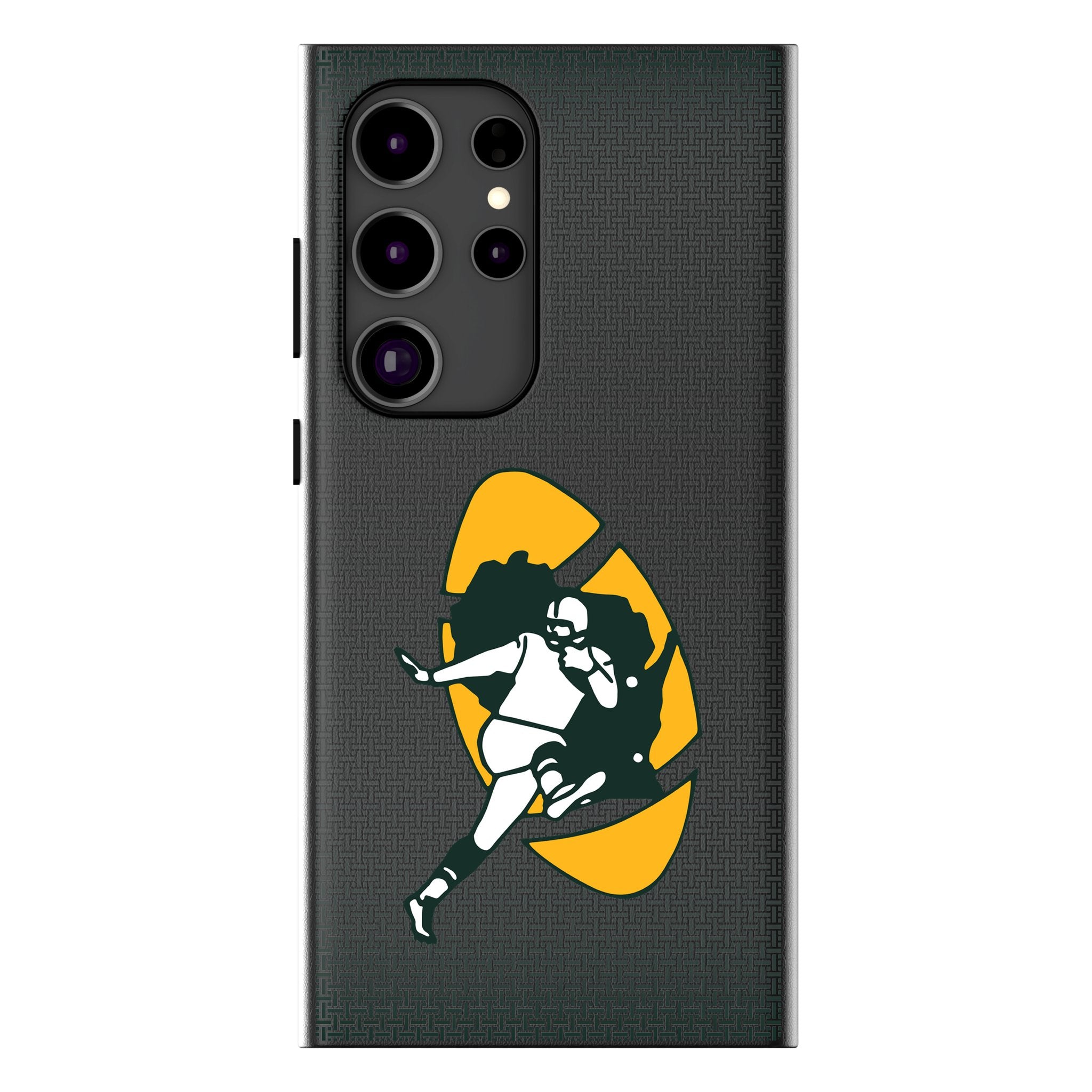 Green Bay Packers Historic Collection Linen Galaxy MagSafe Compatible Phone Case for Samsung Galaxy