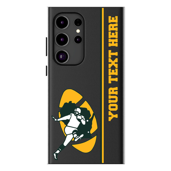 Green Bay Packers Historic Collection Personalized Sidebard Galaxy MagSafe Compatible Phone Case for Samsung Galaxy
