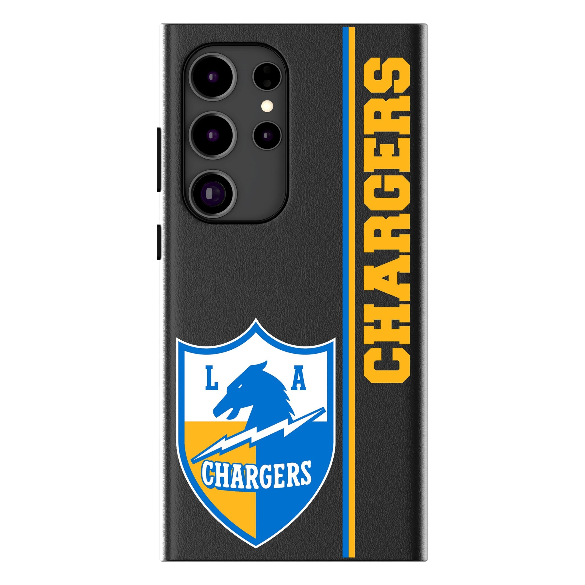 Los Angeles Chargers Historic Collection Sidebar Galaxy MagSafe Compatible Phone Case for Samsung Galaxy