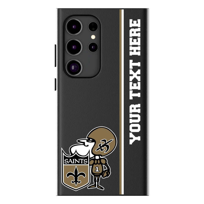 New Orleans Saints Historic Collection Personalized Sidebard Galaxy MagSafe Compatible Phone Case for Samsung Galaxy