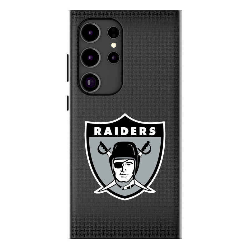Oakland Raiders 1963 Historic Collection Linen Galaxy MagSafe Compatible Phone Case for Samsung Galaxy