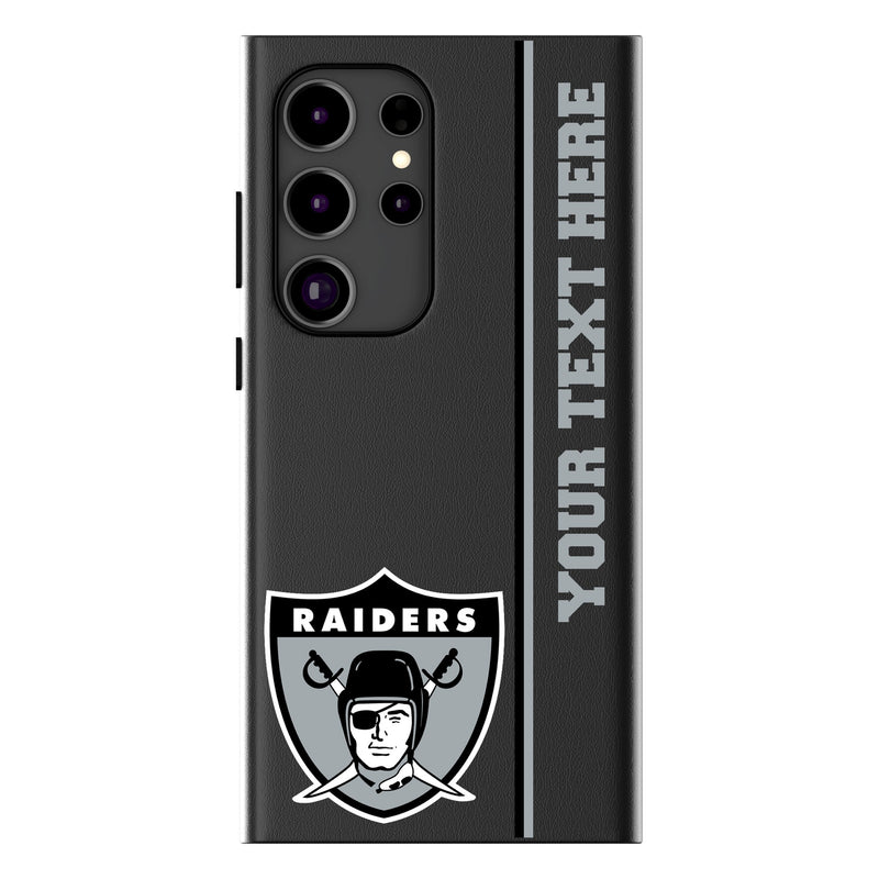 Oakland Raiders 1963 Historic Collection Personalized Sidebard Galaxy MagSafe Compatible Phone Case for Samsung Galaxy