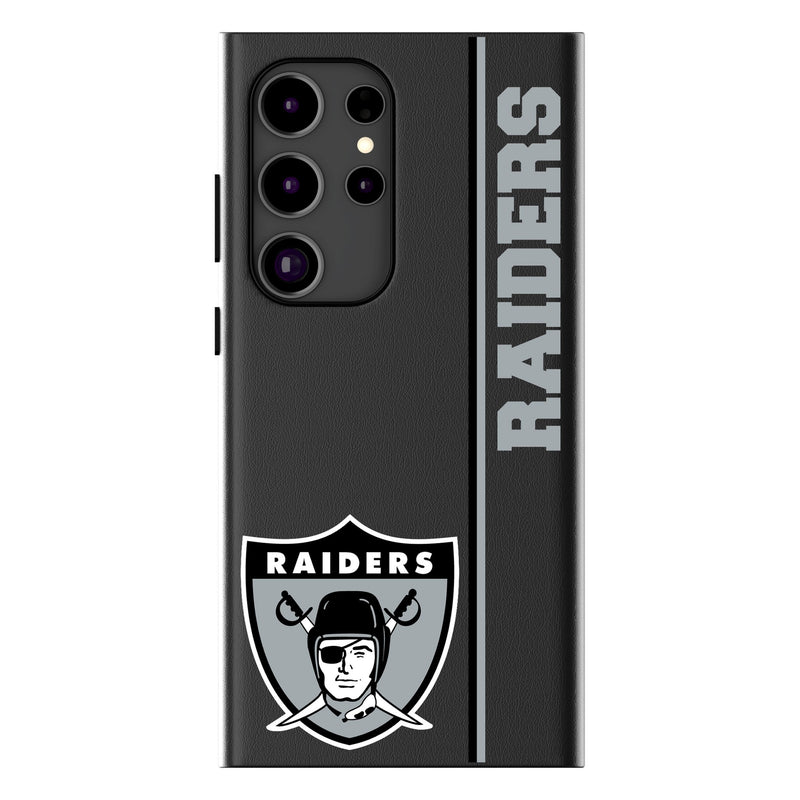 Oakland Raiders 1963 Historic Collection Sidebar Galaxy MagSafe Compatible Phone Case for Samsung Galaxy