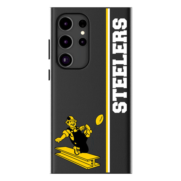 Pittsburgh Steelers 1961 Historic Collection Sidebar Galaxy MagSafe Compatible Phone Case for Samsung Galaxy