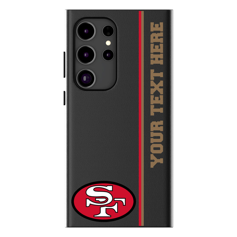 San Francisco 49ers Historic Collection Personalized Sidebard Galaxy MagSafe Compatible Phone Case for Samsung Galaxy