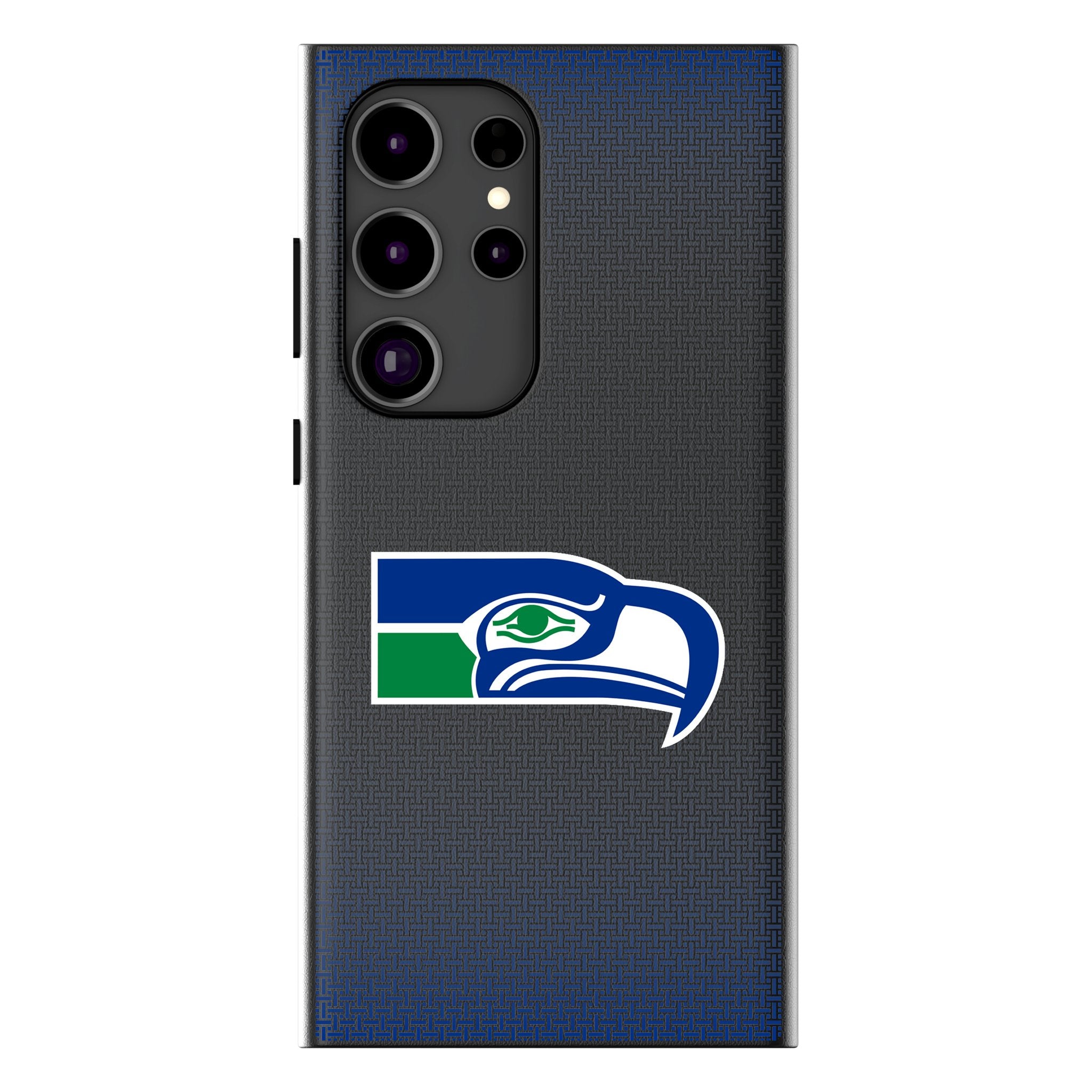 Seattle Seahawks Historic Collection Linen Galaxy MagSafe Compatible Phone Case for Samsung Galaxy