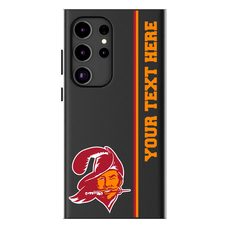 Tampa Bay Buccaneers Historic Collection Personalized Sidebard Galaxy MagSafe Compatible Phone Case for Samsung Galaxy